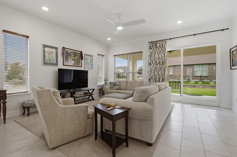 Furnished interior view inside a new home in , Denton (Image 7).