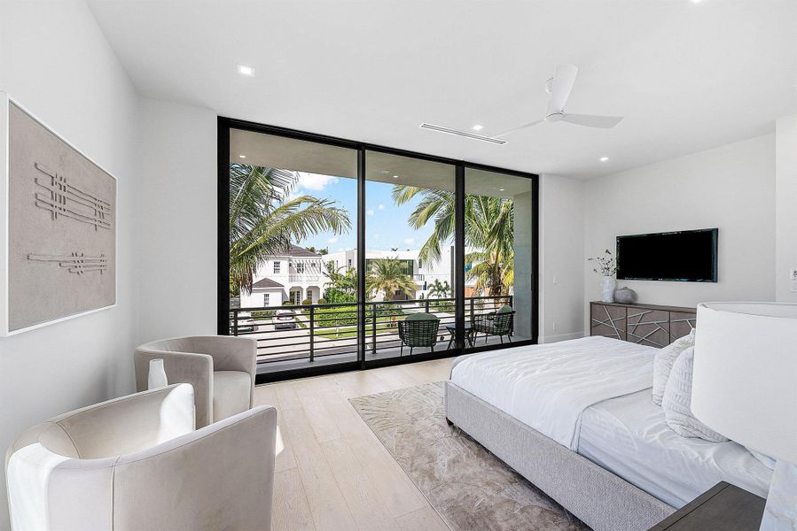 Furnished interior view inside a new home in , Delray Beach (Image 35).