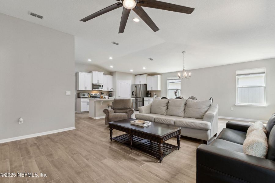 Furnished interior view inside a new home in River Glen, Yulee (Image 14). Furnished interior view inside a new home in River Glen, Yulee (Image 14).