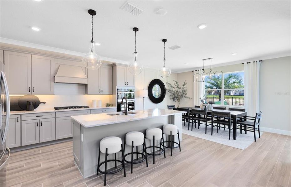 Furnished interior view inside a new home in Parkside Trails, Clermont (Image 23).