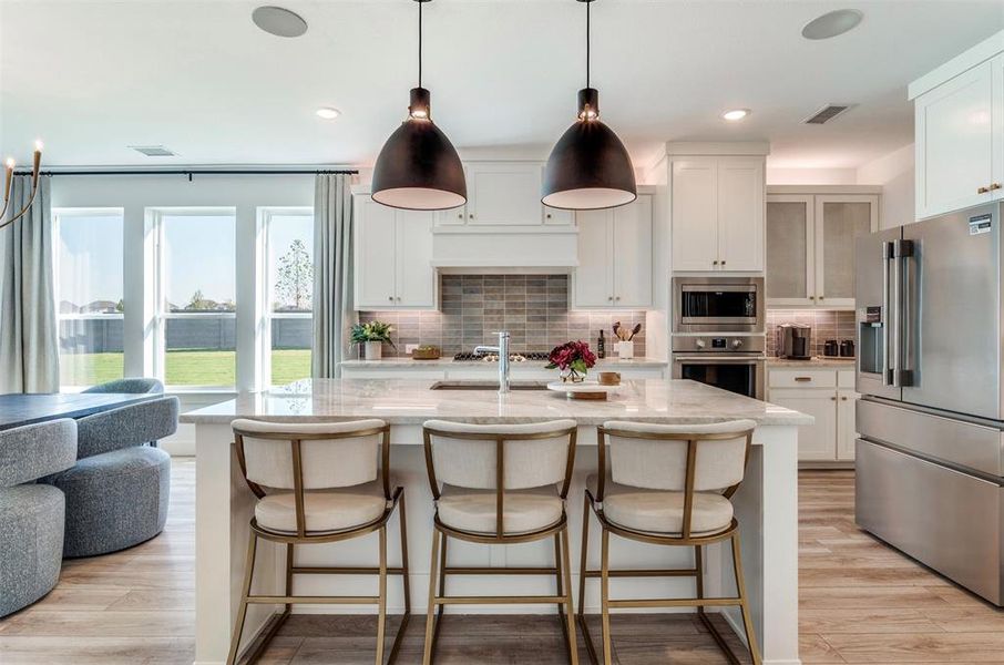 Your dream kitchen comes to life in our over the top Orleans model home!