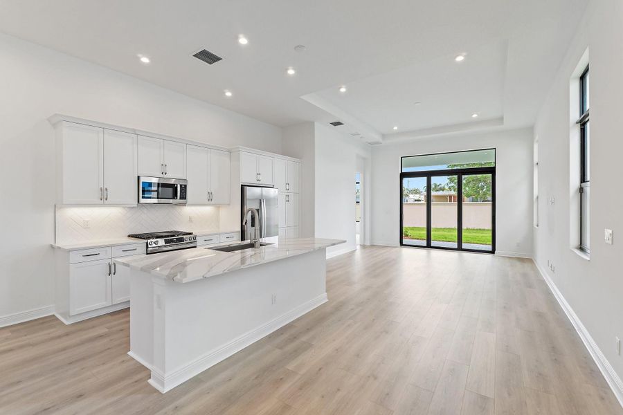 Furnished interior view inside a new home in , Port St. Lucie (Image 8).