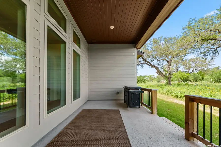 Exterior details and patio area of a home in Legend Park, Castroville (Image 3).