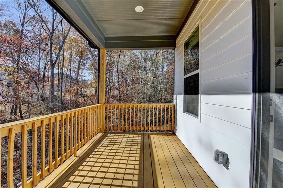 Exterior details and patio area of a home in , Buford (Image 27).