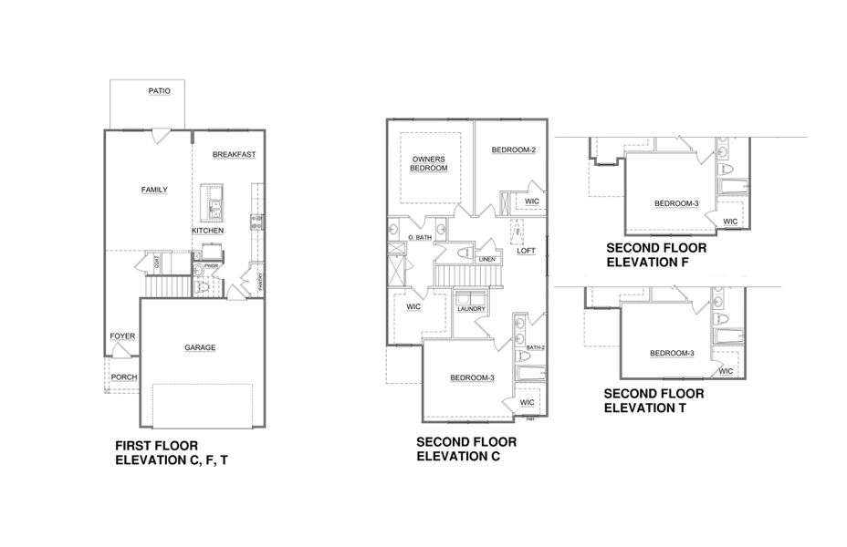 2D floor plan layout for the Jade by Veranda Homes in Victorywoods Village, Columbia, SC (Image 3). 2D floor plan layout for the Jade by Veranda Homes in Victorywoods Village, Columbia, SC (Image 3).