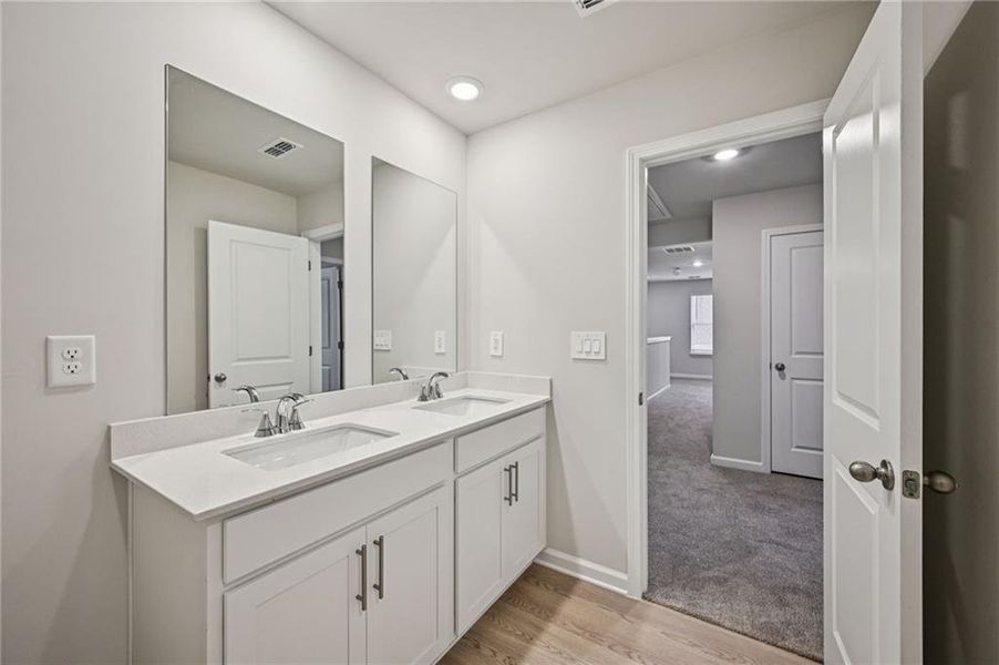 Furnished interior view inside a new home in Parkside at Grayson, Grayson (Image 14). Furnished interior view inside a new home in Parkside at Grayson, Grayson (Image 14).