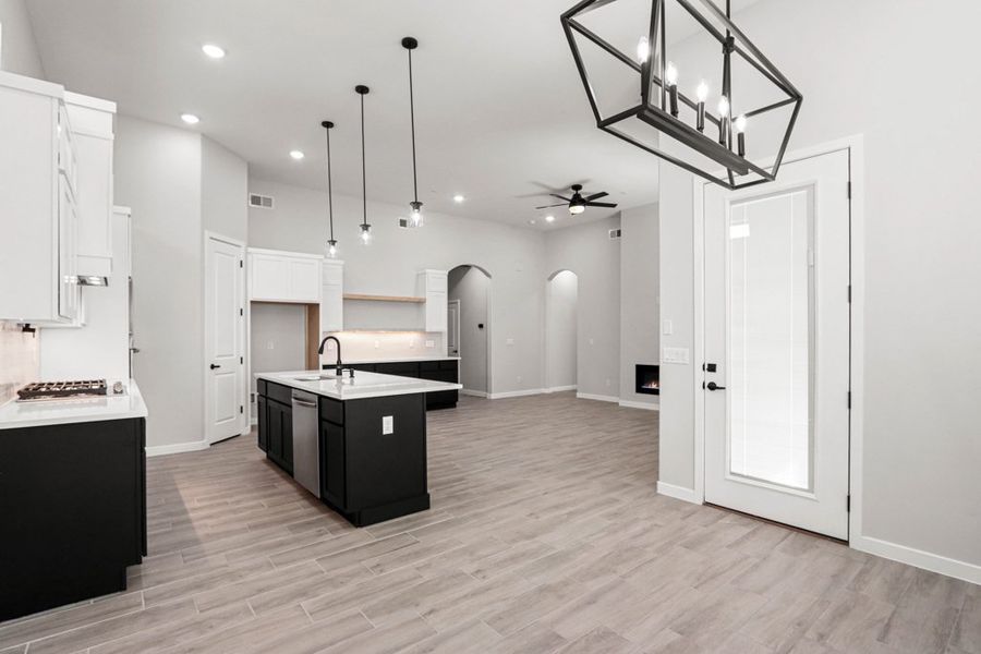 Furnished interior view inside a new home in Garden Park Unit 4, El Paso (Image 5).