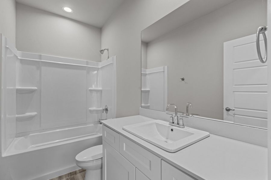 Representative furnished interior of a home built from the Starkville by D.R. Horton in Yukon Ridge, Odessa (Image 12). Representative furnished interior of a home built from the Starkville by D.R. Horton in Yukon Ridge, Odessa (Image 12).