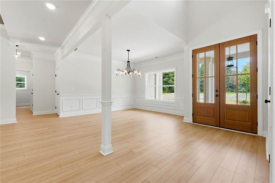 Spacious, unfurnished interior of a new home in , Douglasville (Image 13). Spacious, unfurnished interior of a new home in , Douglasville (Image 13).