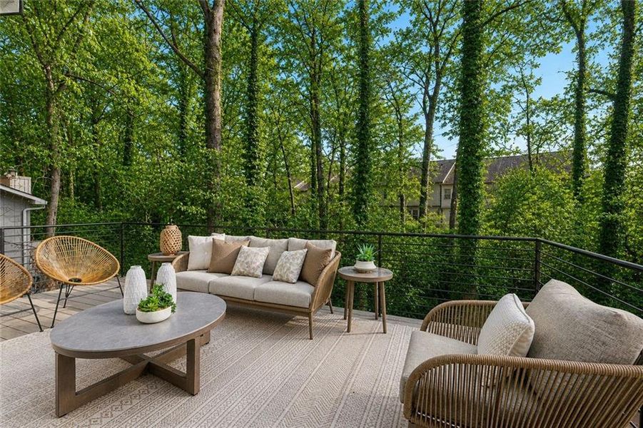 Exterior details and patio area of a home in , Brookhaven (Image 34).