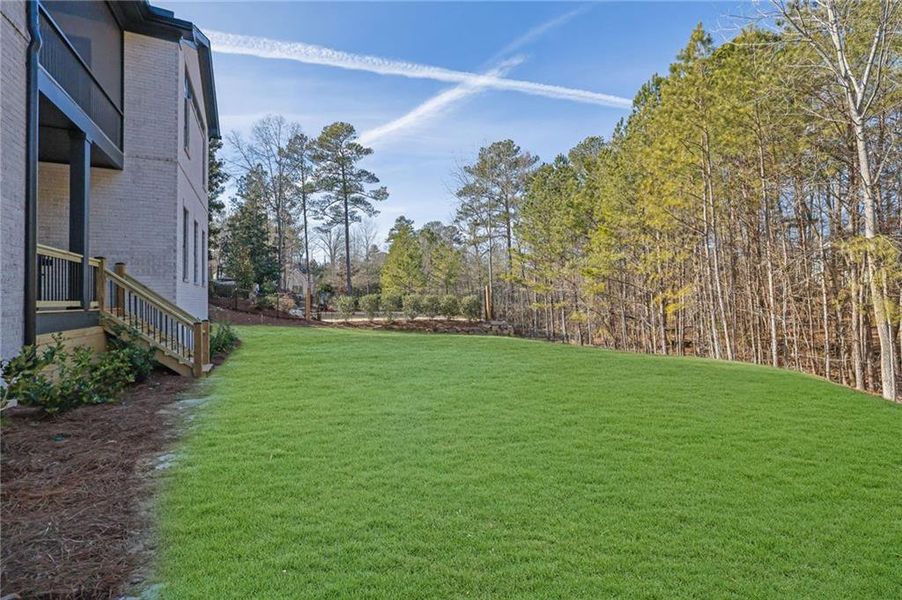 Front exterior of a new home in , Acworth, GA, highlighting curb appeal (Image 24). Front exterior of a new home in , Acworth, GA, highlighting curb appeal (Image 24).