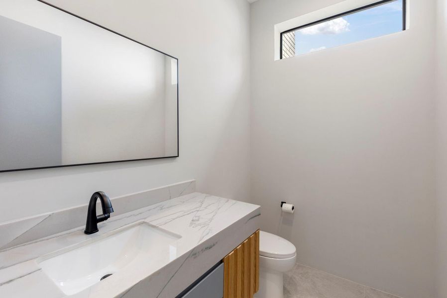 Furnished interior view inside a new home in , The Woodlands (Image 15).