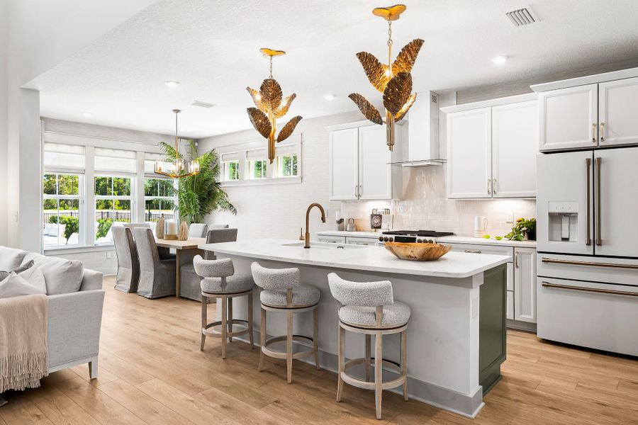 Representative furnished interior of a home built from the Charles by Fischer Homes in Twin Lakes, Hoschton (Image 31).