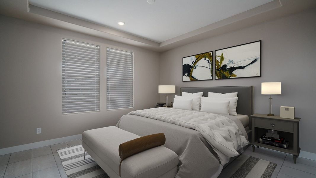 Representative furnished interior of a home built from the Pleasant by William Ryan Homes in The Ridge at Sienna Hills, Buckeye (Image 18).