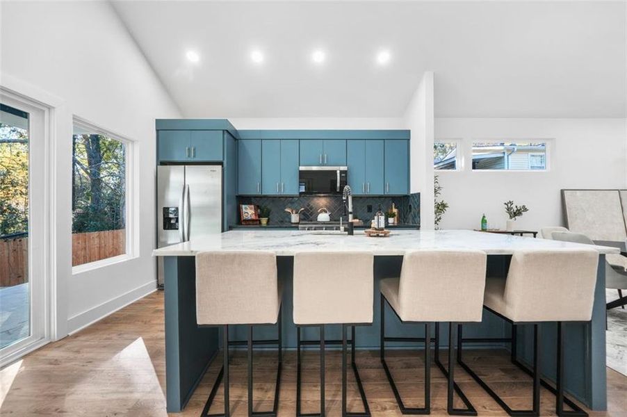 Furnished interior view inside a new home in , Atlanta (Image 12).