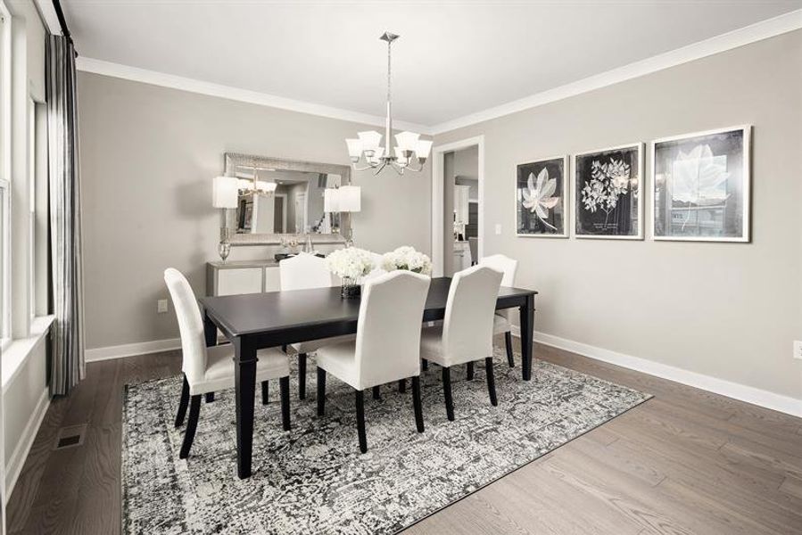 Representative furnished interior of a home built from the Corsica by Ryan Homes in Muirwood, Murfreesboro (Image 8).