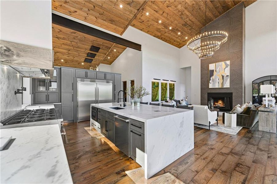 Furnished interior view inside a new home in , Blue Ridge (Image 51). Furnished interior view inside a new home in , Blue Ridge (Image 51).