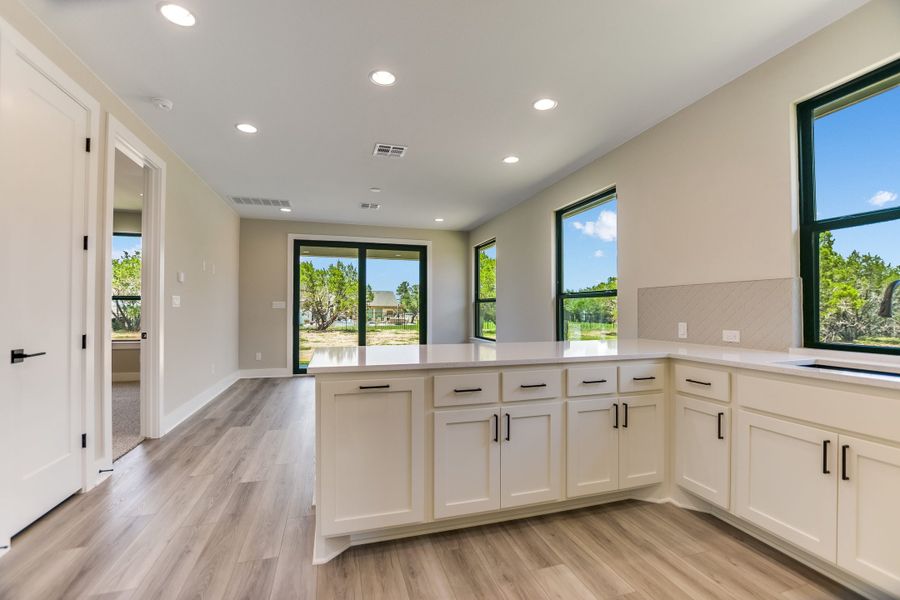 Representative furnished interior of a home built from the Casita by Giddens Homes in Burnet Hilltop Estates, Cedar Park (Image 53).