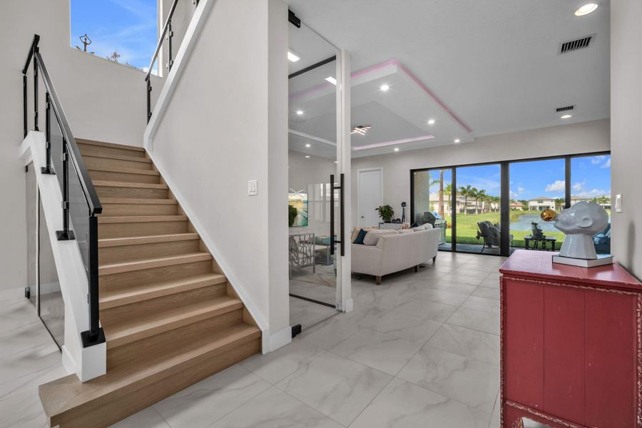 Furnished interior view inside a new home in , Boca Raton (Image 12).