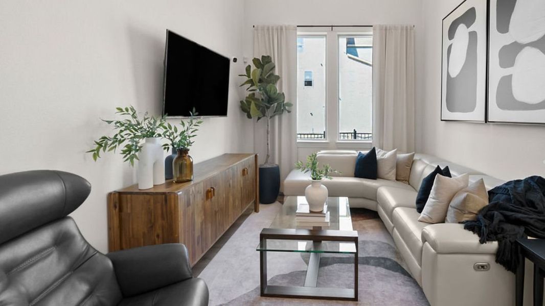 Representative furnished interior of a home built from the Saddlebrook by D.R. Horton in The Avenue, Allen (Image 7). Representative furnished interior of a home built from the Saddlebrook by D.R. Horton in The Avenue, Allen (Image 7).