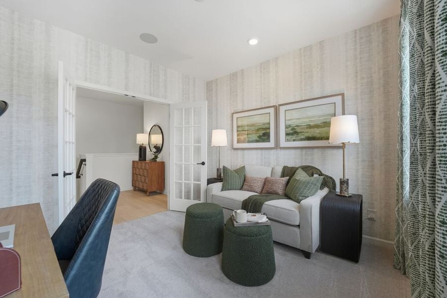 Furnished interior view inside a new home in Indian Trail Townhomes, Indian Trail (Image 14).