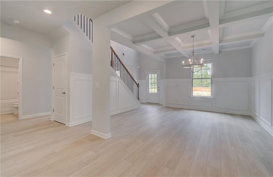 Spacious, unfurnished interior of a new home in Cambria at Traditions, Hampton (Image 35).