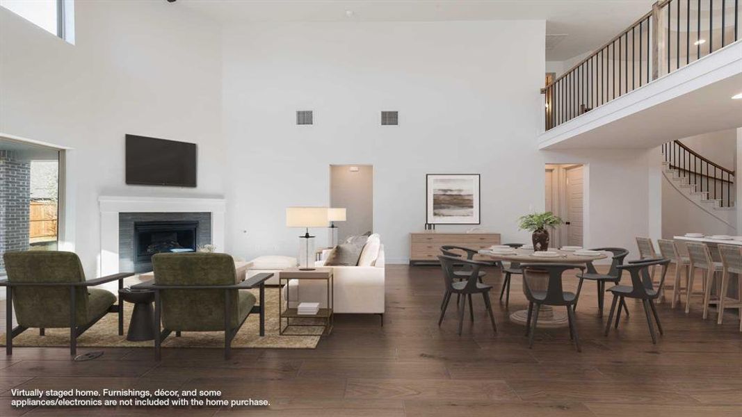 Furnished interior view inside a new home in North Sky, Celina (Image 6).