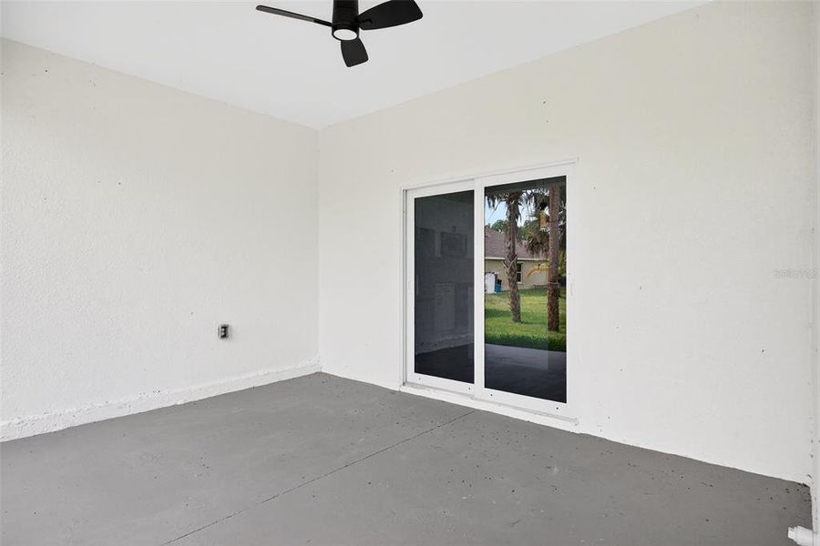 Exterior details and patio area of a home in , North Port (Image 20).