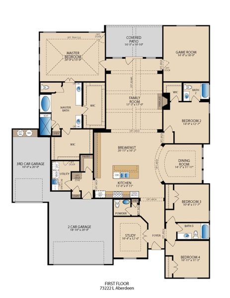 Aberdeen II First Floor Plan