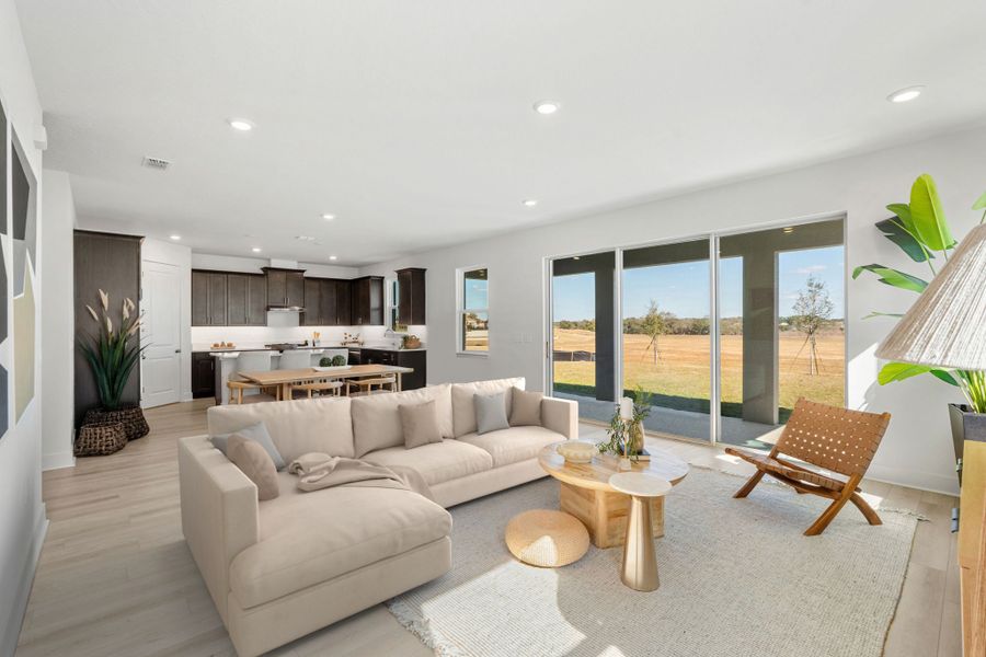 Representative furnished interior of a home built from the Clementine by Hartizen Homes in Eden Crest, Apopka (Image 12).
