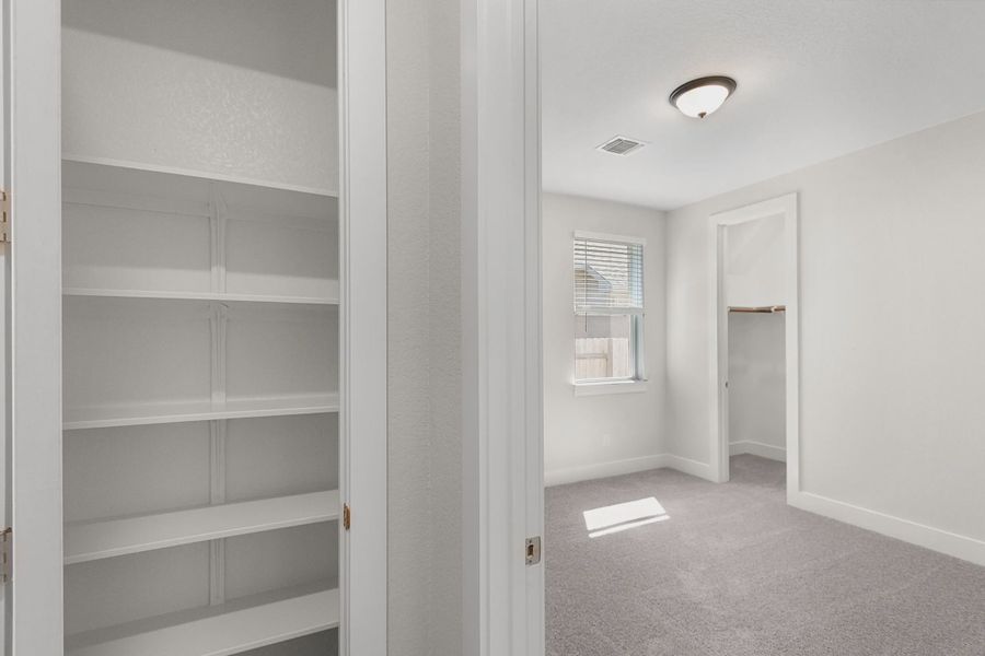 Representative unfurnished interior of a home built from the Parker by Chesmar Homes in Highland Village, Georgetown (Image 15). Representative unfurnished interior of a home built from the Parker by Chesmar Homes in Highland Village, Georgetown (Image 15).