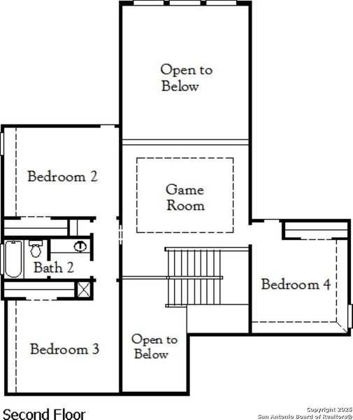 2D floor plan layout of this home in Stillwater Ranch, San Antonio, TX (Image 4). 2D floor plan layout of this home in Stillwater Ranch, San Antonio, TX (Image 4).