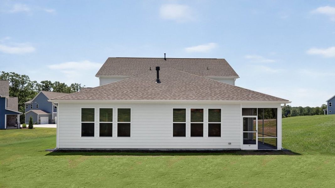 Representative exterior details of a home built from the Hartwell by D.R. Horton in The Manors at Winston Pointe, Clayton (Image 4).