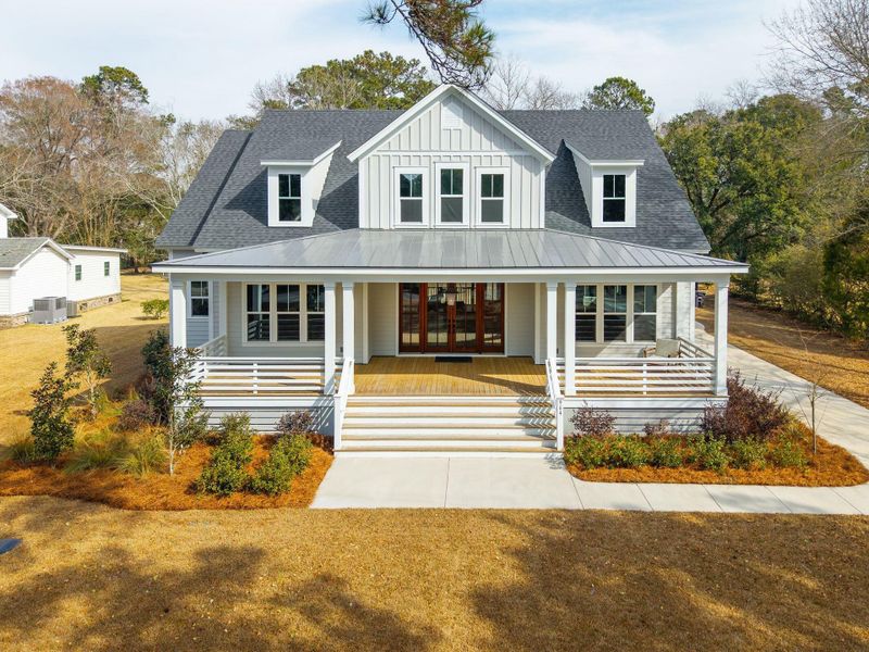 Front exterior of a new home in , Mount Pleasant, SC, highlighting curb appeal (Image 28).