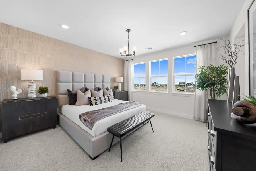 Furnished interior view inside a new home in Trumark Homes at Sterling Ranch, Littleton (Image 18). Furnished interior view inside a new home in Trumark Homes at Sterling Ranch, Littleton (Image 18).
