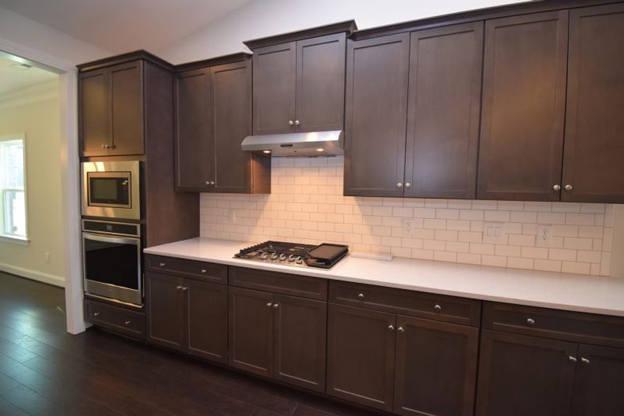 Representative furnished interior of a home built from the Cambridge by Keystone Homes NC in Weybridge, Burlington (Image 9).