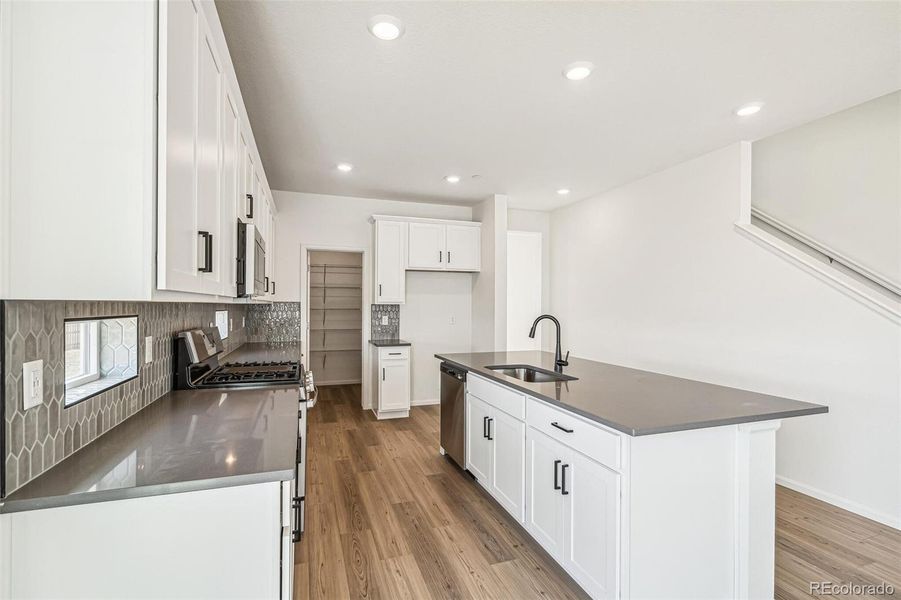 Furnished interior view inside a new home in , Commerce City (Image 10).