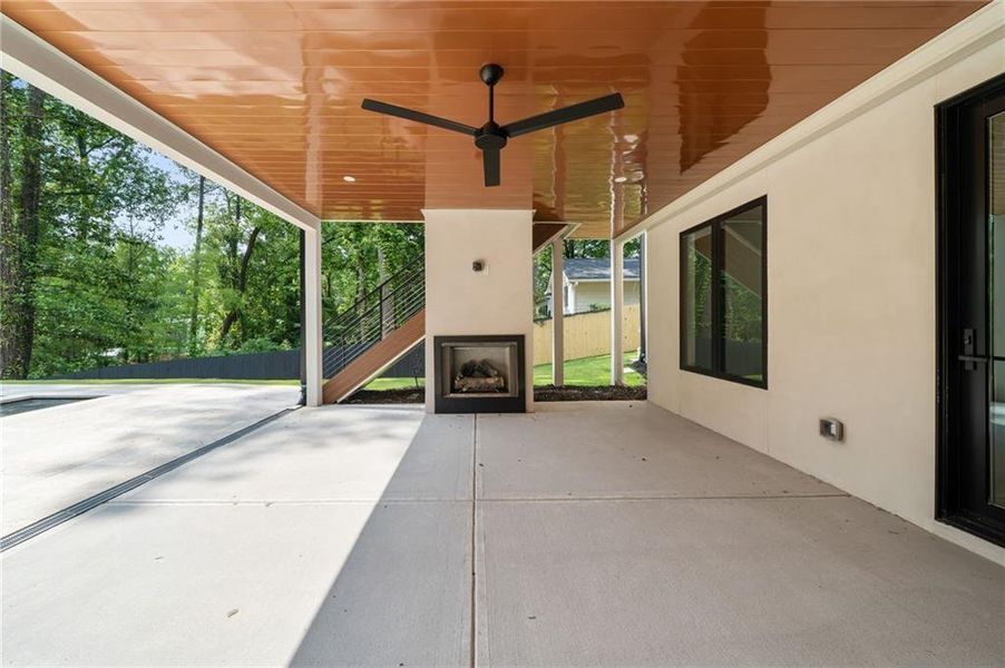 Exterior details and patio area of a home in , Atlanta (Image 26). Exterior details and patio area of a home in , Atlanta (Image 26).
