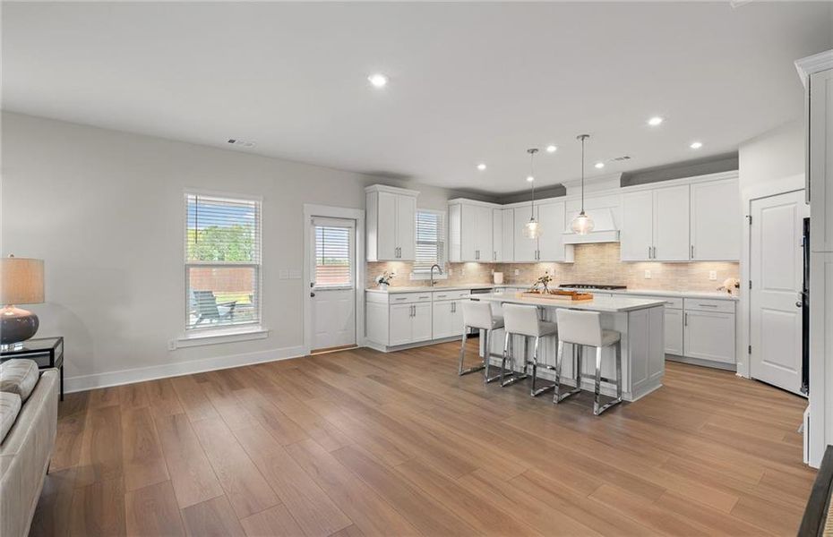 Furnished interior view inside a new home in Creekside at Skelton, Jefferson (Image 36).