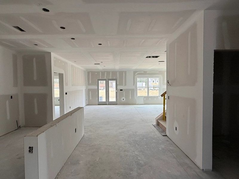 In-progress construction of a new home in The Point, Rolesville, NC (Image 5).