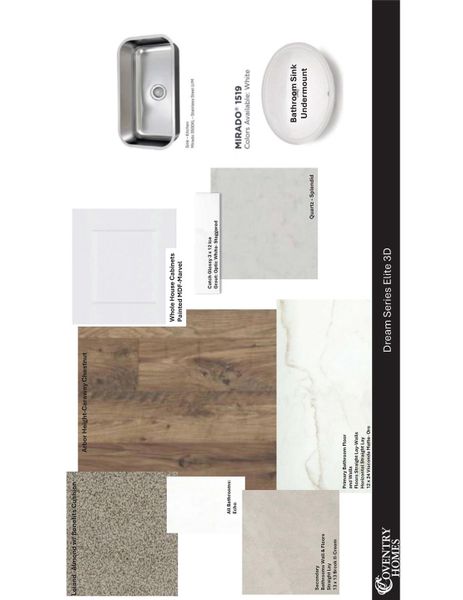 Sample of building materials used in homes in Sundance Cove, Crosby (Image 4). Sample of building materials used in homes in Sundance Cove, Crosby (Image 4).