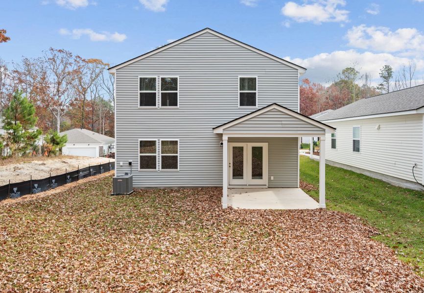 Exterior details and patio area of a home in Grand Arbor, Blythewood (Image 4).