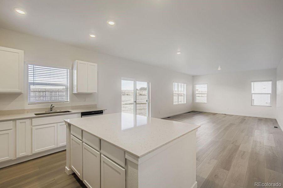 Furnished interior view inside a new home in Ledge Rock: The Camden Collection, Johnstown (Image 7).