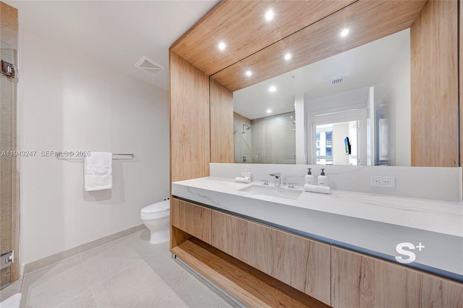 Furnished interior view inside a new home in , Miami (Image 6).