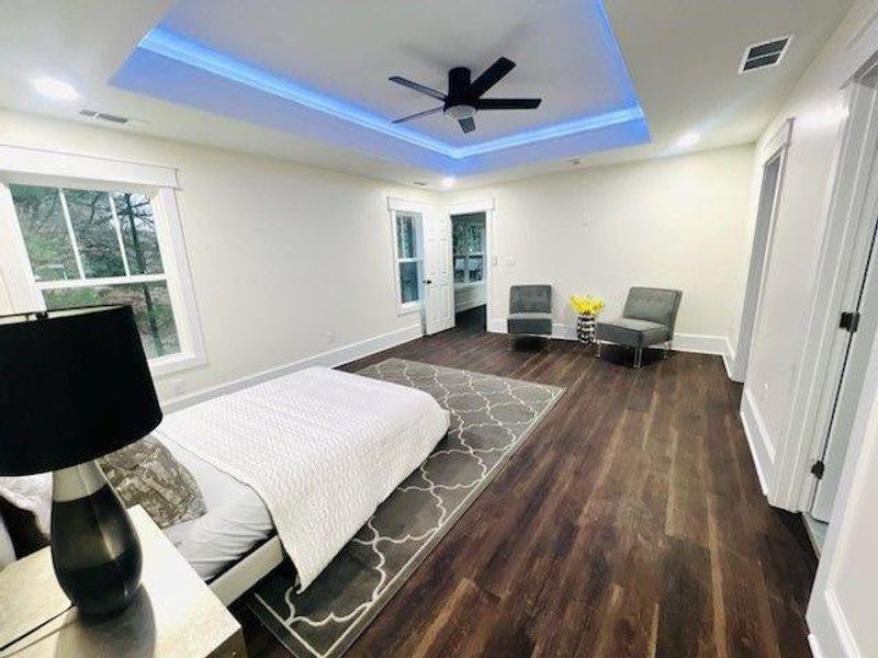 Furnished interior view inside a new home in , Atlanta (Image 14).