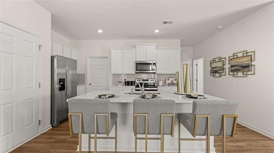 Furnished interior view inside a new home in Shoal Creek, Hampton (Image 5).
