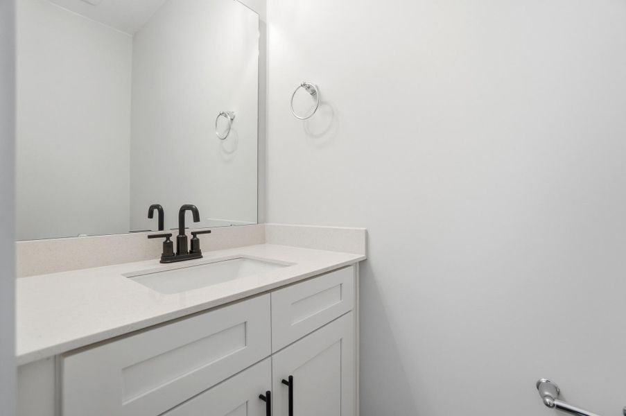 Close-up of interior finishes inside a home in Blythe Mill Townhomes, Waxhaw (Image 22).