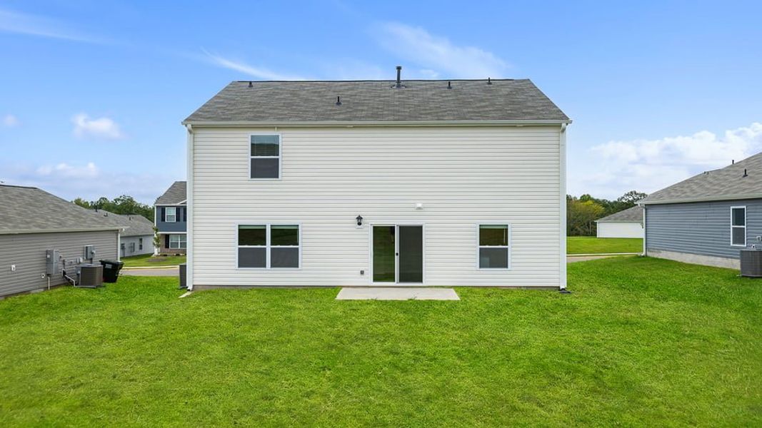 Exterior details and patio area of a home in Lakestone, Woodruff (Image 21).