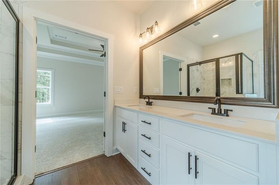 Furnished interior view inside a new home in , Covington (Image 11).