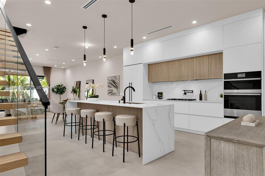 Furnished interior view inside a new home in , Fort Lauderdale (Image 10).